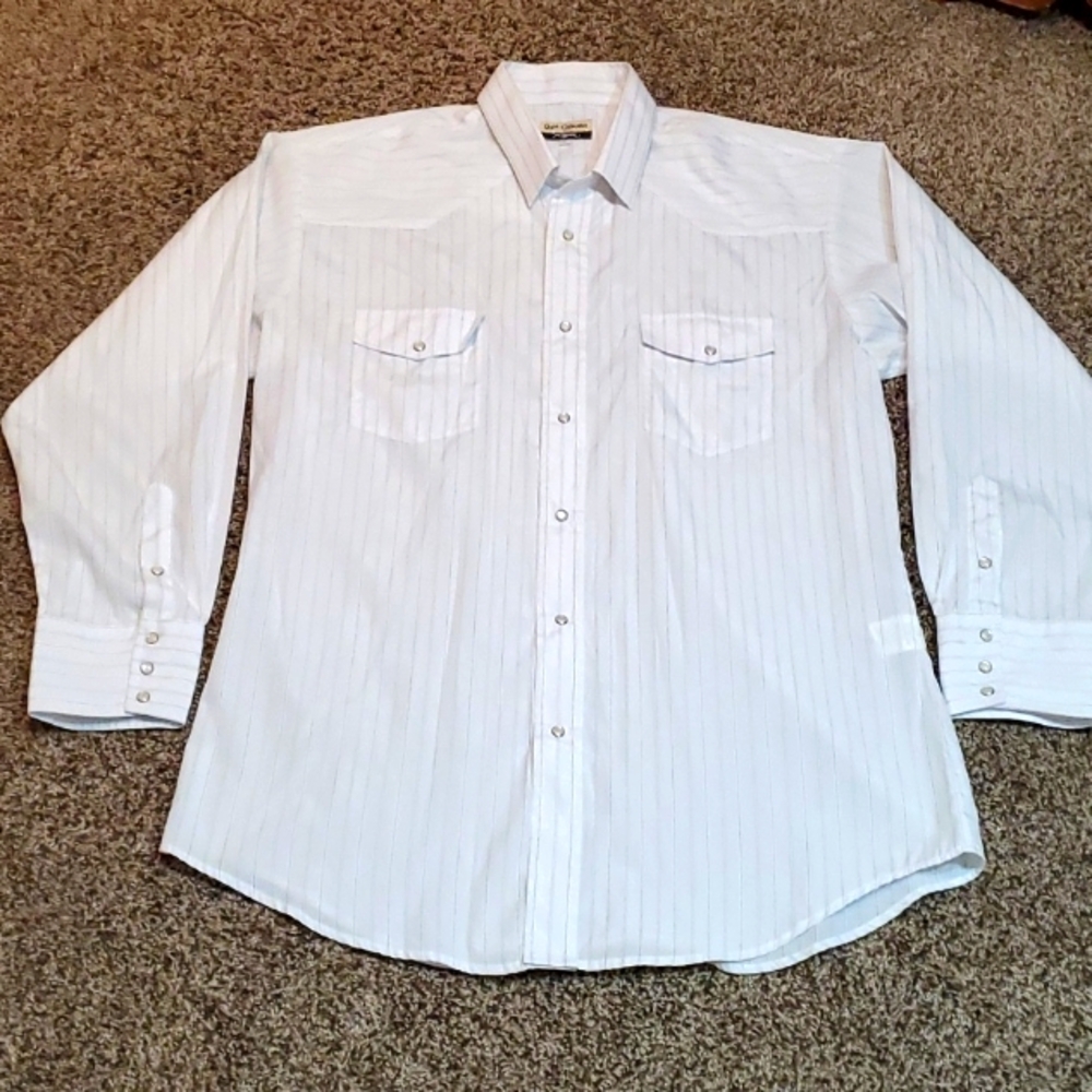 GOLD COLLECTION ROPER Pearl Snap L/S Shirt Size XL